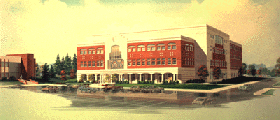 library building graphic