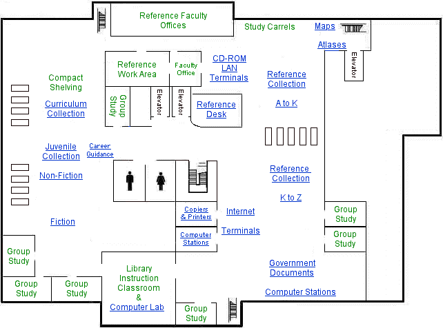 Second Floor map
