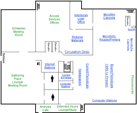First Floor map