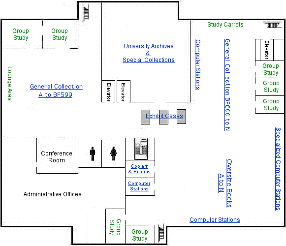 Third Floor map